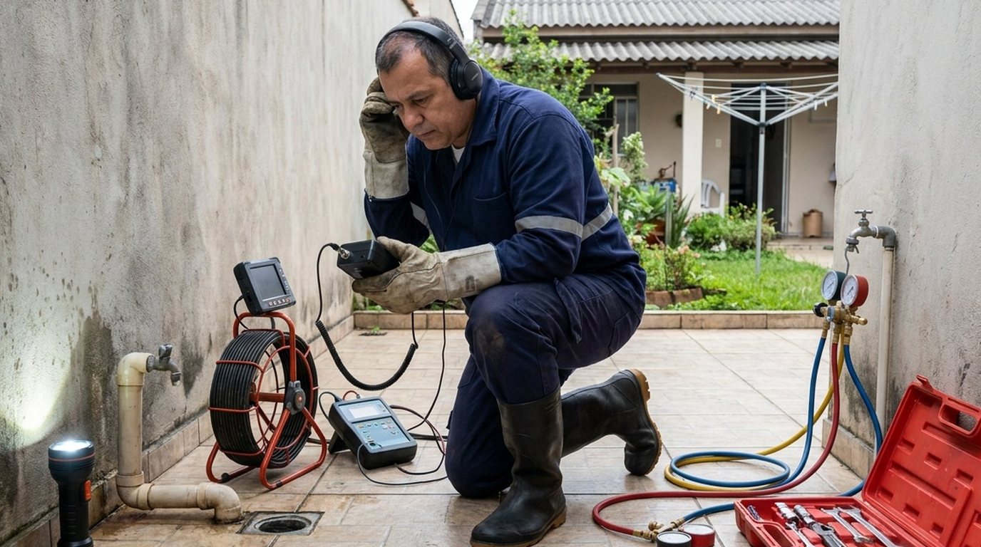 Caça infiltração com equipamento em São José do Rio Preto-SP