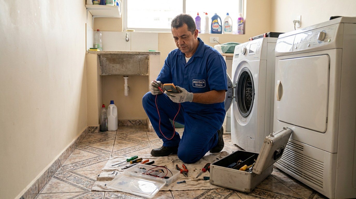 Instalação de máquina de lavar em São José do Rio Preto-SP