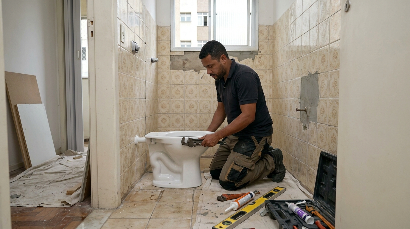 Reforço de vedação sanitária em São José do Rio Preto-SP